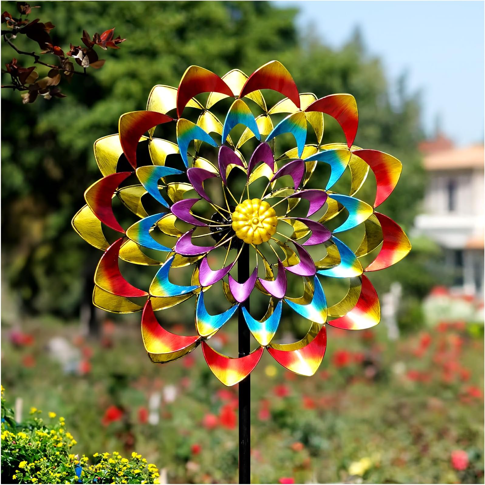 🎉Last day clearance sale💝✨ Buy 2 Get 2 Free ✨Girl Next Door 84" Tall Garden Trowel Wind Spinner
