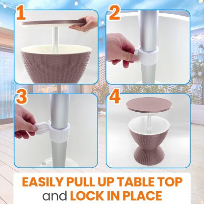 💝𝗧𝗼𝗱𝗮𝘆'𝘀 𝗦𝗽𝗲𝗰𝗶𝗮𝗹𝘀💝Buy 2 Get 2 Free🧊Outdoor Cool Bar Table