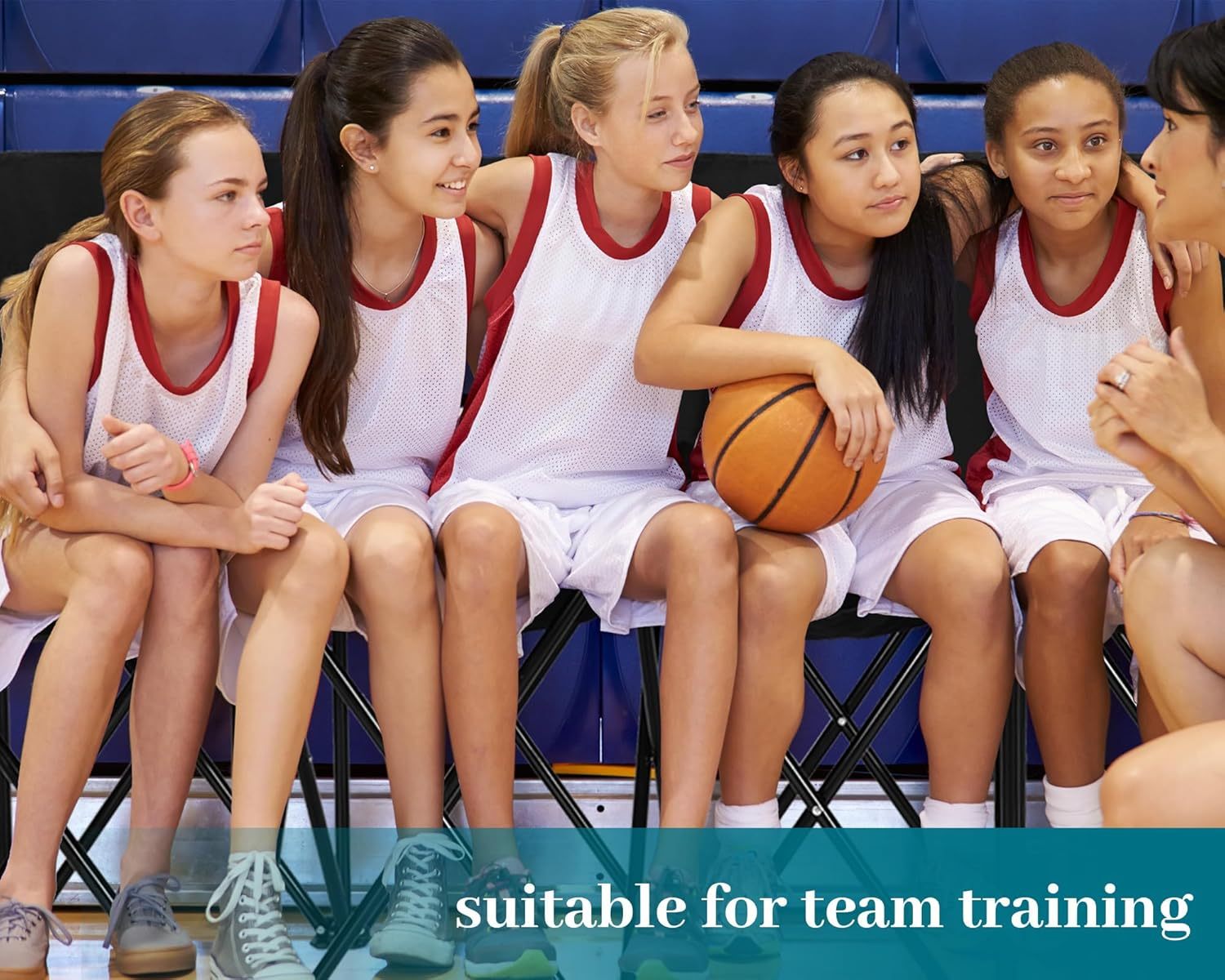 🔥HOT SALE NOW!!!💝Buy 2 Get 2 Free ✨Portable Folding Soccer Bench Chair