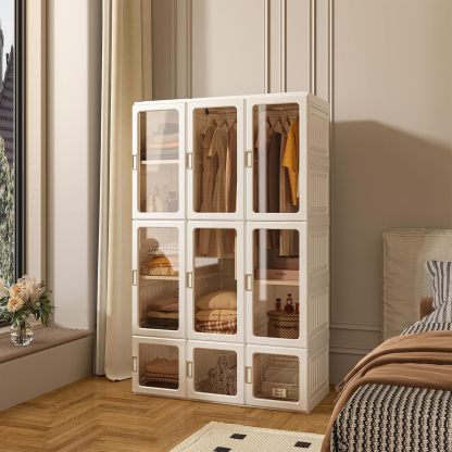 🎉𝗧𝗼𝗱𝗮𝘆'𝘀 𝗦𝗽𝗲𝗰𝗶𝗮𝗹𝘀💝Buy 2 Get 2 Free ✨Portable Wardrobe Closet Storage Organizer