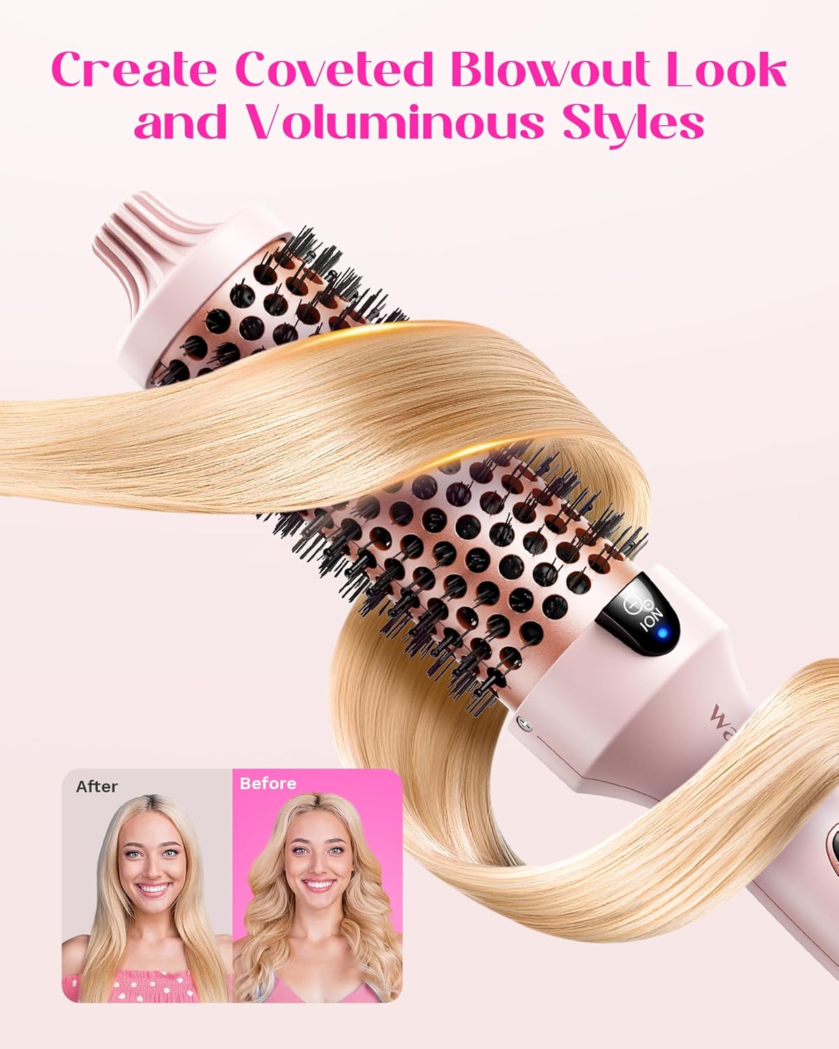 💝𝗧𝗼𝗱𝗮𝘆'𝘀 𝗦𝗽𝗲𝗰𝗶𝗮𝗹𝘀💝Buy 1 Get 1 Free💃Negative Ion Thermal Brush 1.5 Inch for Blowout Look