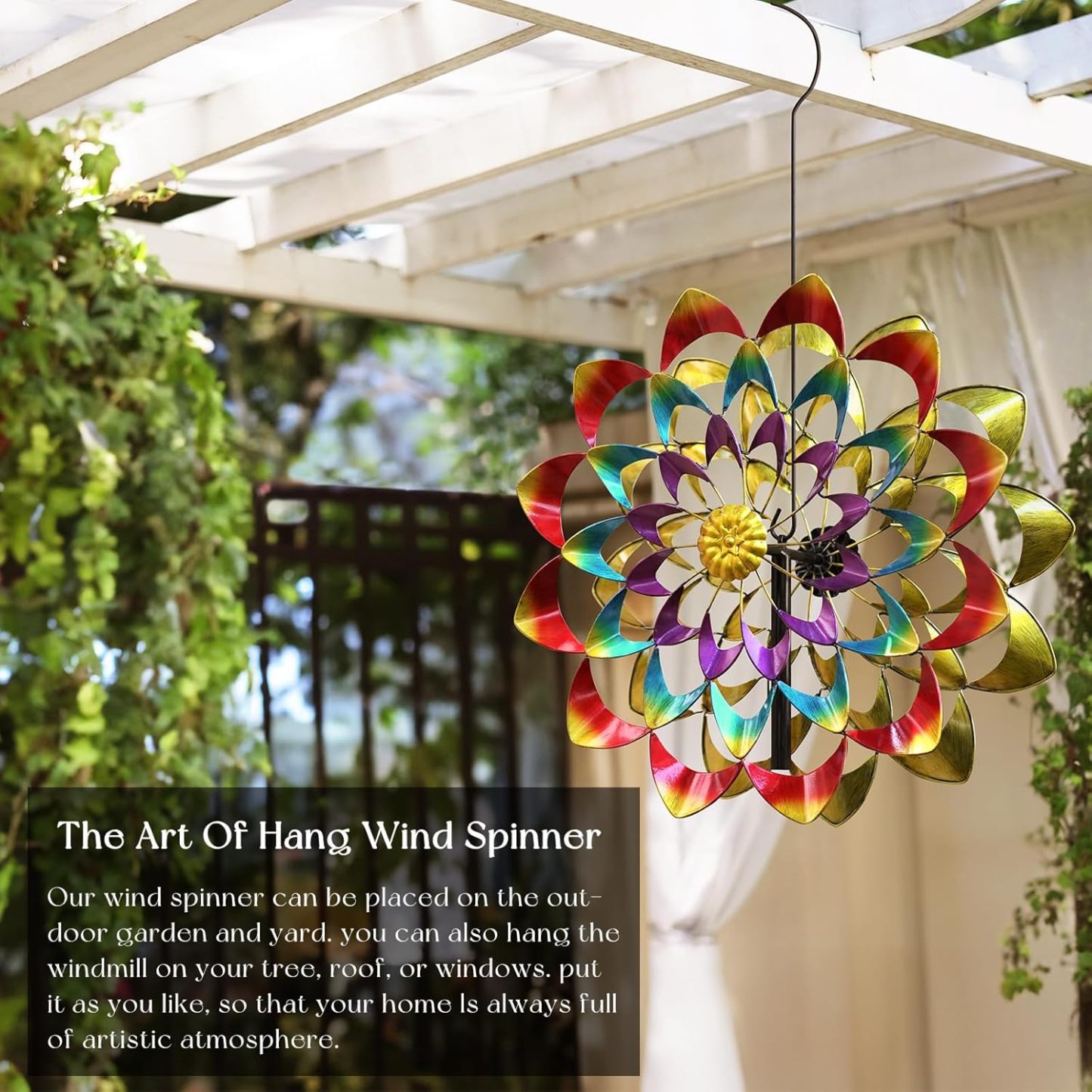 🎉Last day clearance sale💝✨ Buy 2 Get 2 Free ✨Girl Next Door 84" Tall Garden Trowel Wind Spinner