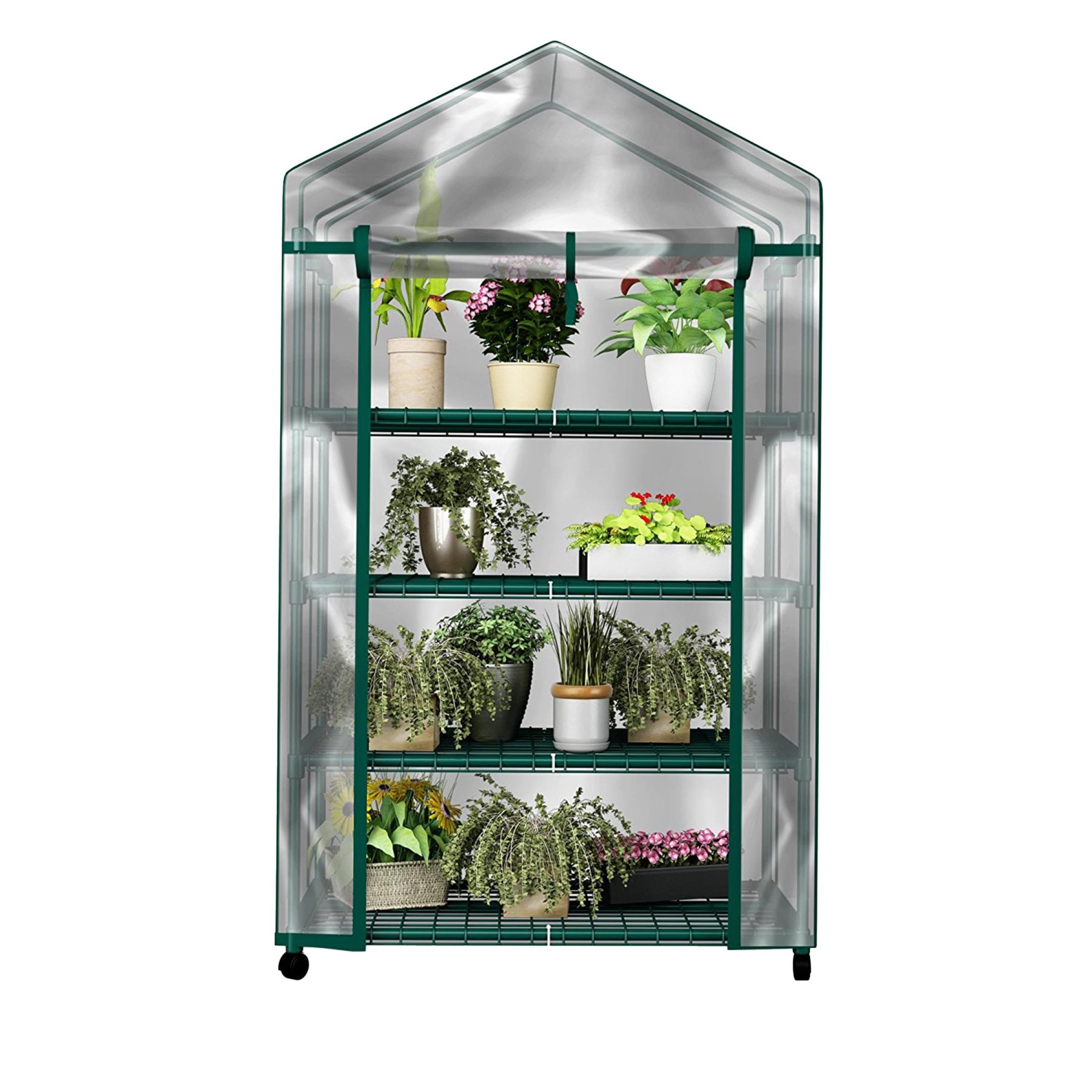 💝𝗧𝗼𝗱𝗮𝘆'𝘀 𝗦𝗽𝗲𝗰𝗶𝗮𝗹𝘀💝Buy 2 Get 2 Free🪴4-Tier Mini Greenhouse Portable Greenhouse