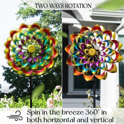 🎉Last day clearance sale💝✨ Buy 2 Get 2 Free ✨Girl Next Door 84" Tall Garden Trowel Wind Spinner