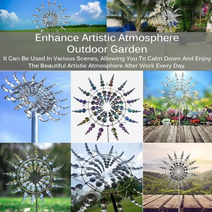 💝𝗧𝗼𝗱𝗮𝘆'𝘀 𝗦𝗽𝗲𝗰𝗶𝗮𝗹𝘀💝Buy 2 Get 2 Free🔥Magical Metal Windmill Wind Spinner (2 Pcs)