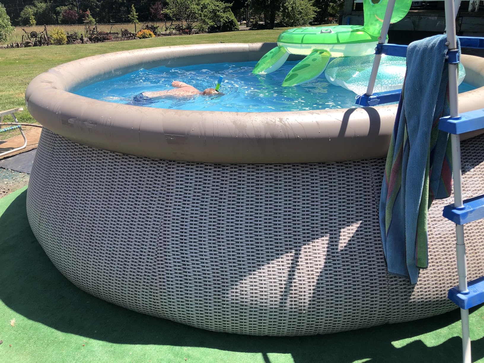 💝𝗧𝗼𝗱𝗮𝘆'𝘀 𝗦𝗽𝗲𝗰𝗶𝗮𝗹𝘀💝Buy 2 Free Shipping🏊Quick Set Inflatable Instant 12' Swimming Pool