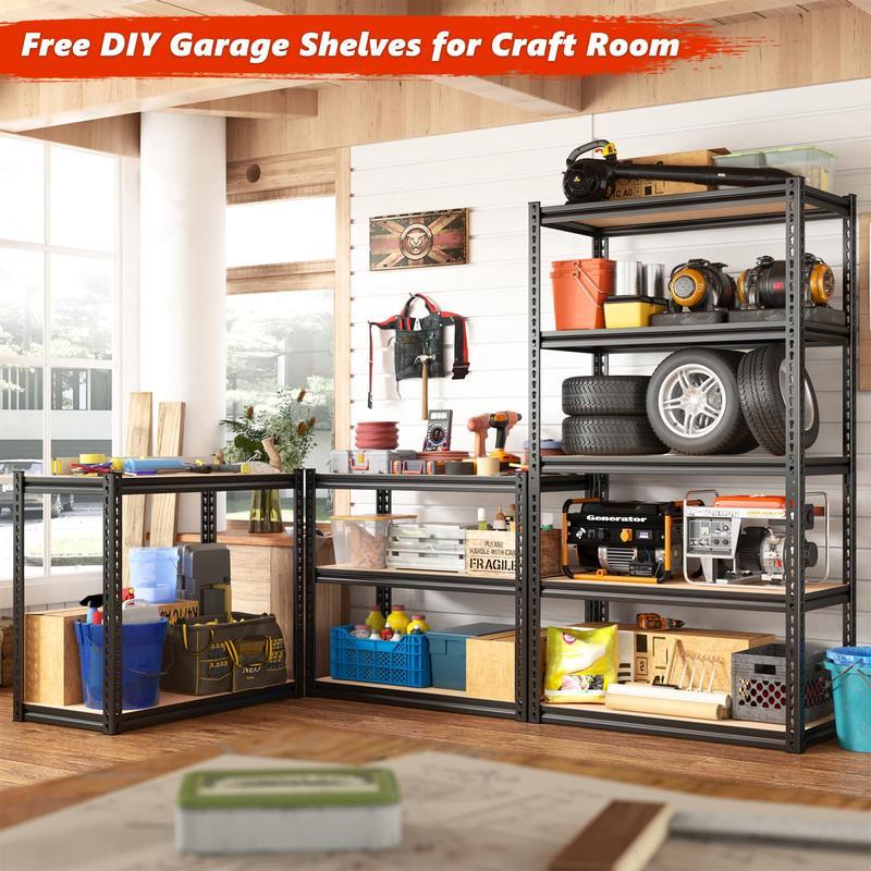 🎉𝗧𝗼𝗱𝗮𝘆'𝘀 𝗦𝗽𝗲𝗰𝗶𝗮𝗹𝘀💝Buy 2 Get 2 Free ✨5 Tier Adjustable Metal Storage Shelf
