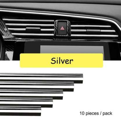 ✨Chrome Styling Moulding Car Air Vent Trim Strip🚗