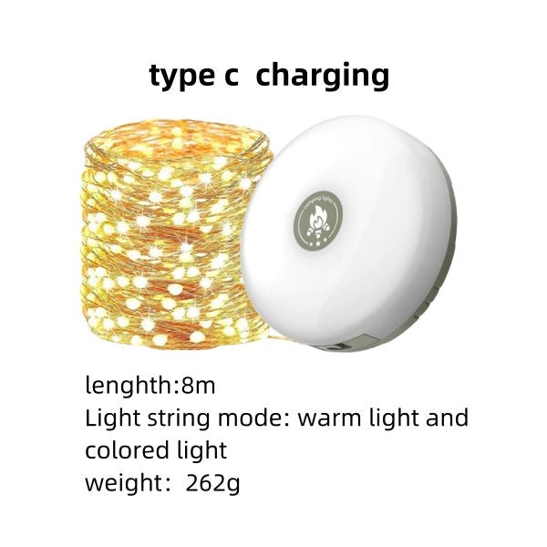 💥Outdoor Waterproof Portable Stowable String Light