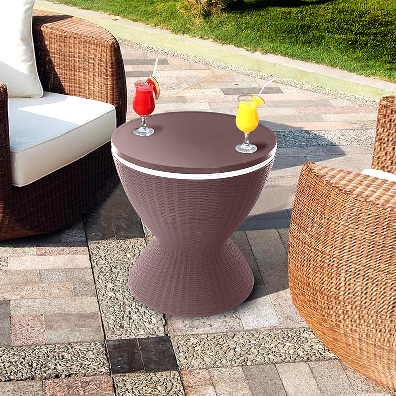 💝𝗧𝗼𝗱𝗮𝘆'𝘀 𝗦𝗽𝗲𝗰𝗶𝗮𝗹𝘀💝Buy 2 Get 2 Free🧊Outdoor Cool Bar Table