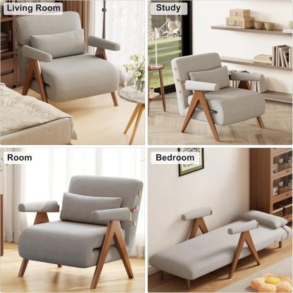 💝𝗧𝗼𝗱𝗮𝘆'𝘀 𝗦𝗽𝗲𝗰𝗶𝗮𝗹𝘀💝Buy 2 Get 2 Free💥3-in-1 Convertible Sleeper Chair Sofa Bed