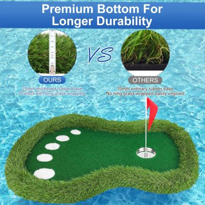 🔥HOT SALE NOW!!!💝Buy 2 Get 2 Free⛳Floating Golf Green for Pool