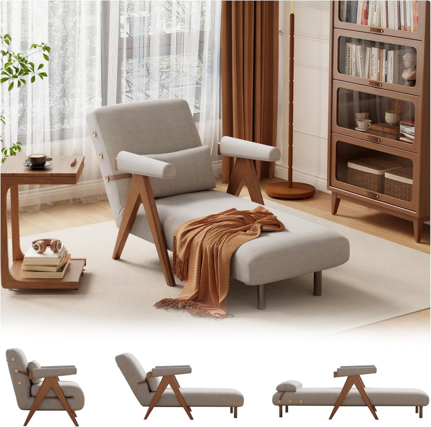 💝𝗧𝗼𝗱𝗮𝘆'𝘀 𝗦𝗽𝗲𝗰𝗶𝗮𝗹𝘀💝Buy 2 Get 2 Free💥3-in-1 Convertible Sleeper Chair Sofa Bed