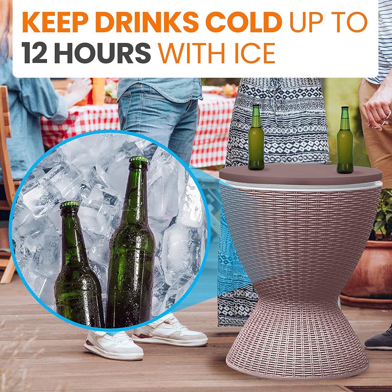 💝𝗧𝗼𝗱𝗮𝘆'𝘀 𝗦𝗽𝗲𝗰𝗶𝗮𝗹𝘀💝Buy 2 Get 2 Free🧊Outdoor Cool Bar Table