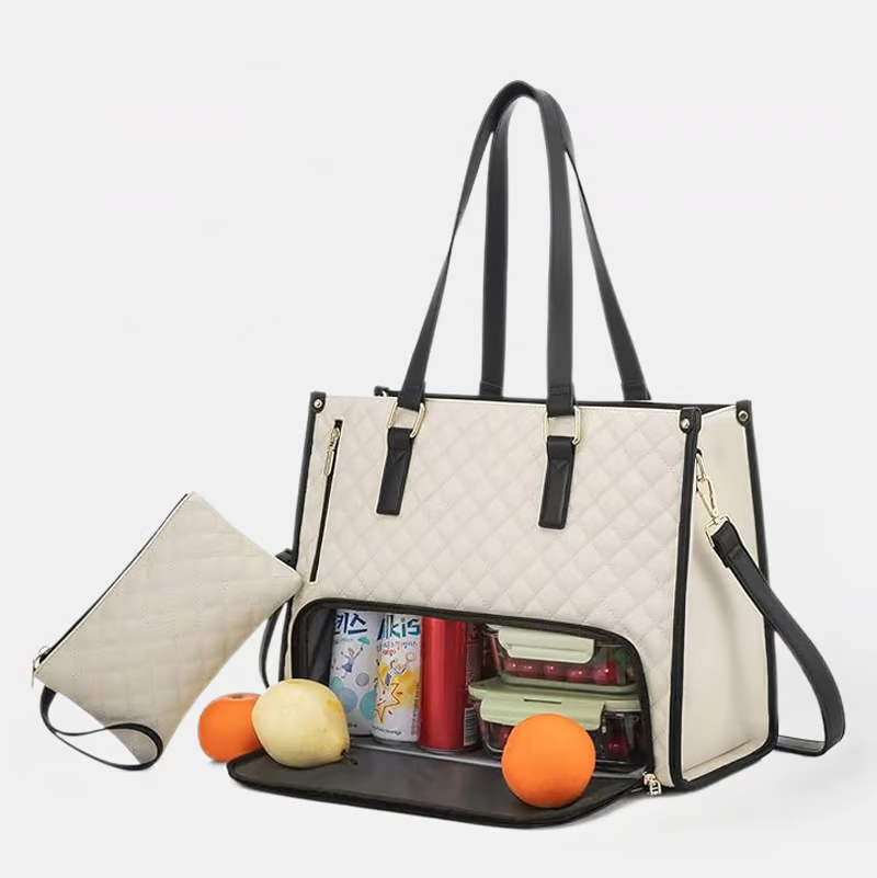 ⏳Mother's Day Hot Sale💝2 in 1 Tote Bag Lunch Bag Combo💝