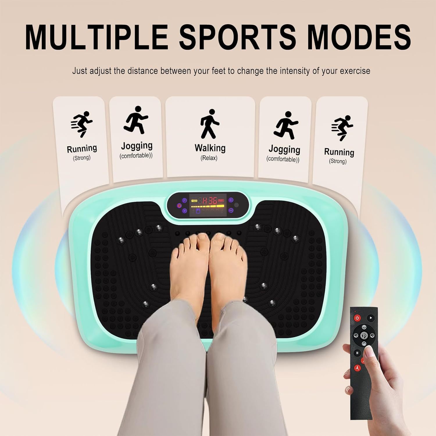 💝𝗧𝗼𝗱𝗮𝘆'𝘀 𝗦𝗽𝗲𝗰𝗶𝗮𝗹𝘀💝Buy 2 Get 2 Free💥Vibration Plate 66HZ 120 Levels with Lymphatic Drainage Machine