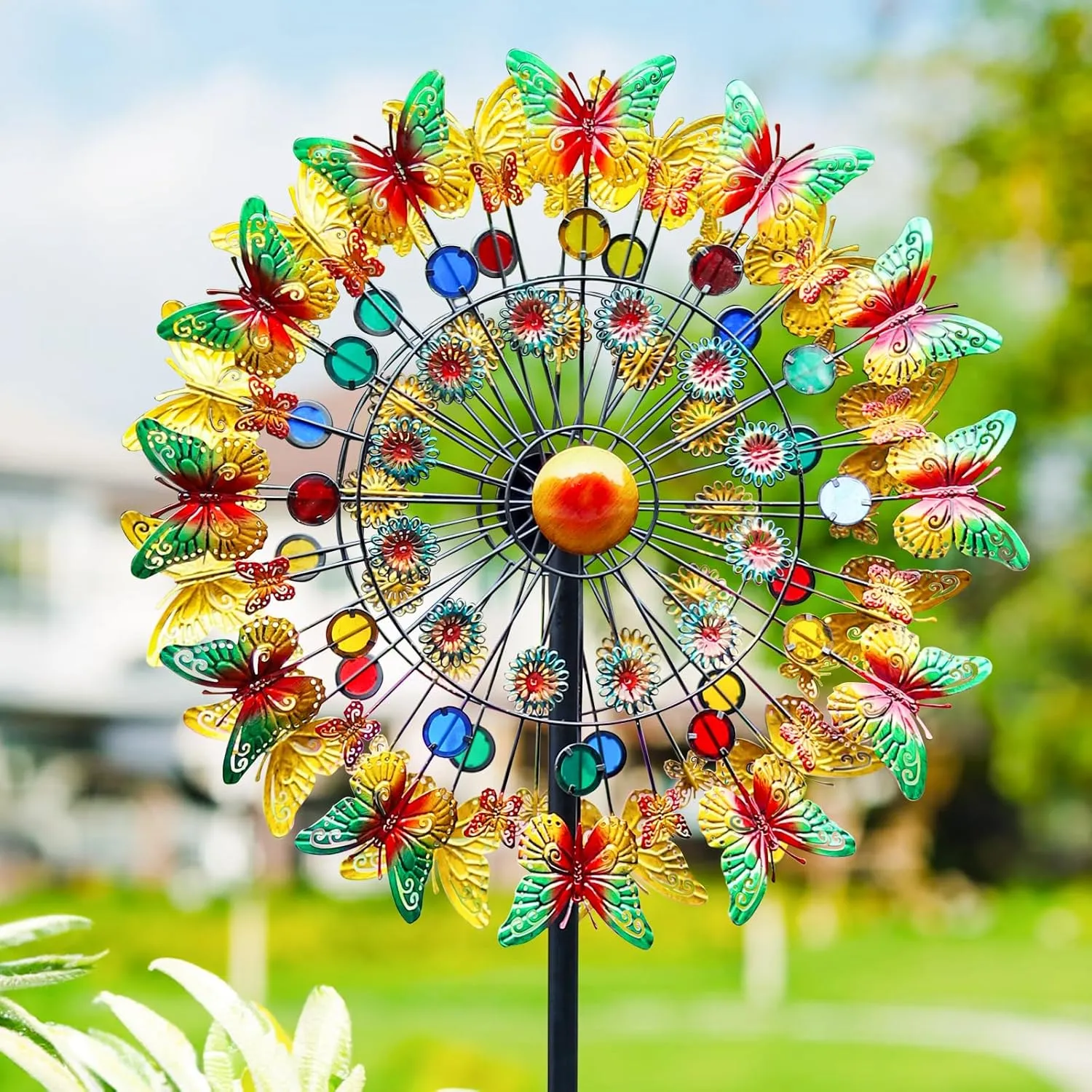 🎉Last day clearance sale💝✨ Buy 2 Get 2 Free ✨Girl Next Door 84" Tall Garden Trowel Wind Spinner