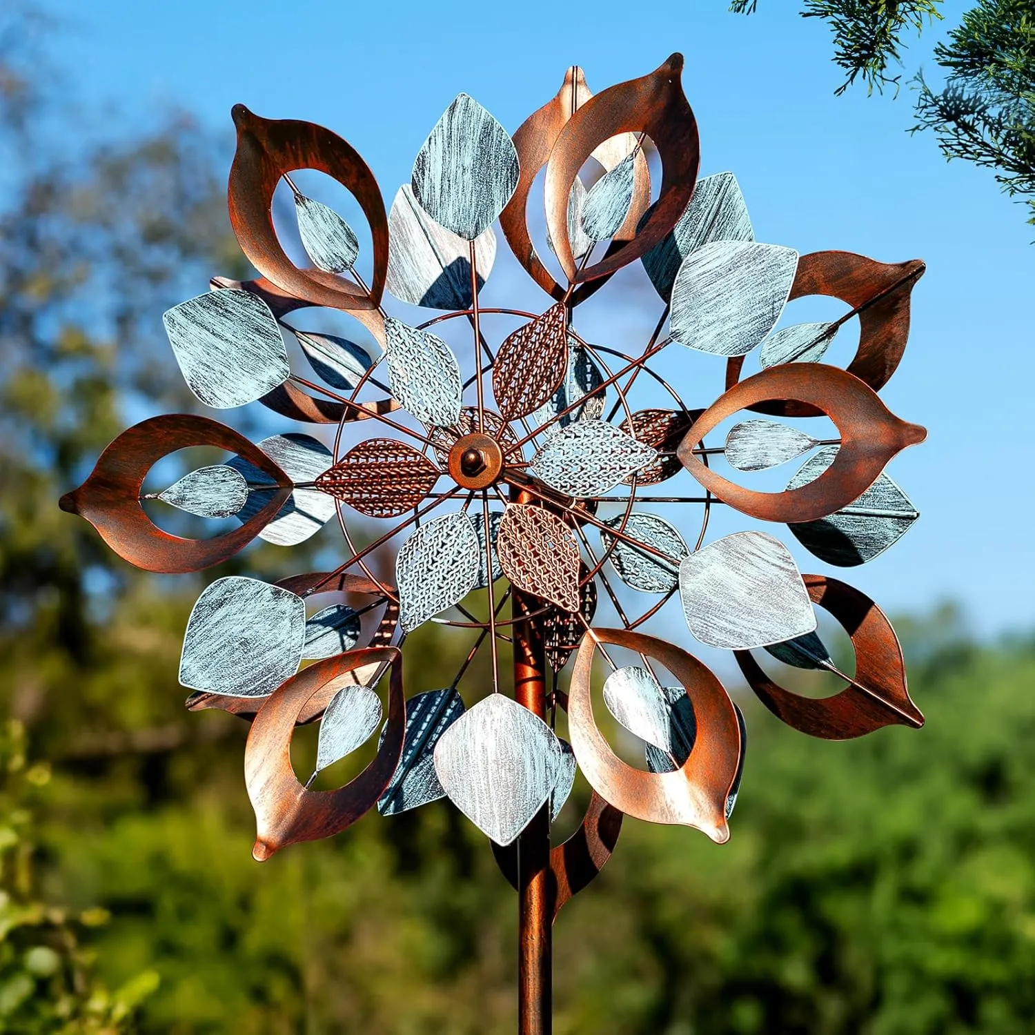 🎉Last day clearance sale💝✨ Buy 2 Get 2 Free ✨Girl Next Door 84" Tall Garden Trowel Wind Spinner