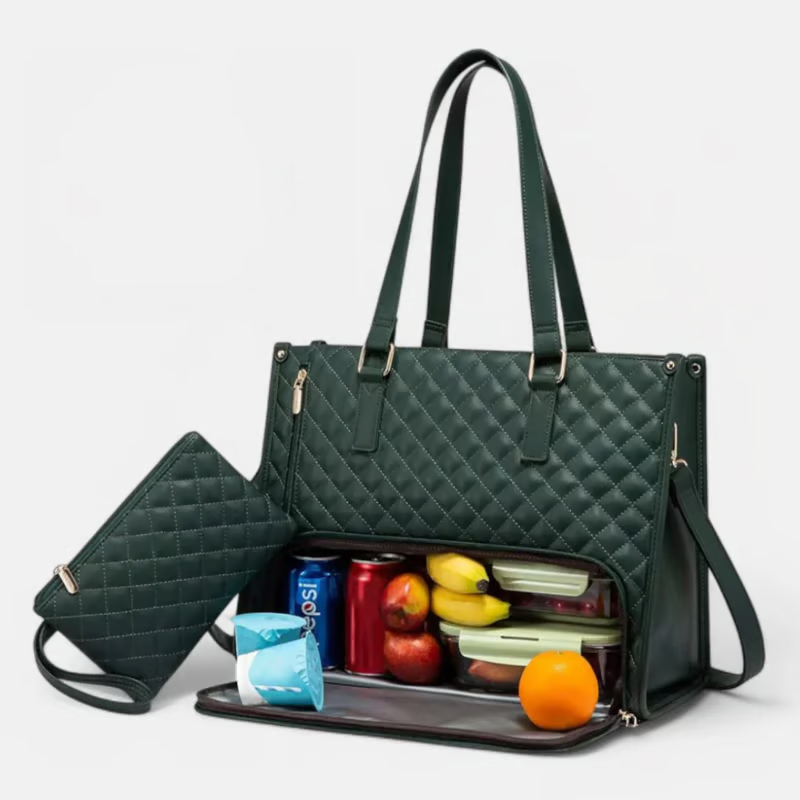 ⏳Mother's Day Hot Sale💝2 in 1 Tote Bag Lunch Bag Combo💝