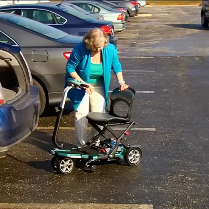 💝Sale Mall Clearance Event💝Buy 2 Free Shipping✨EV Auto Fold 4-Wheel Mobility Scooter