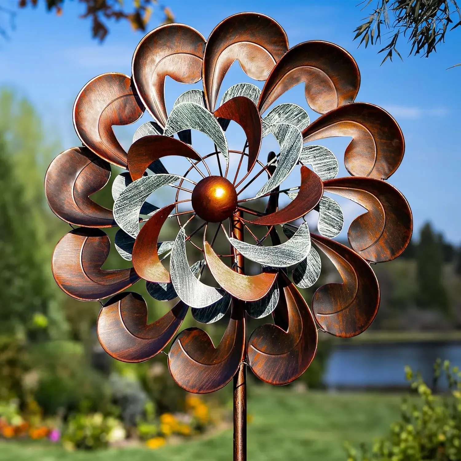 🎉Last day clearance sale💝✨ Buy 2 Get 2 Free ✨Girl Next Door 84" Tall Garden Trowel Wind Spinner