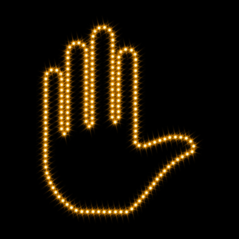 🤟🤣Car Gesture Light