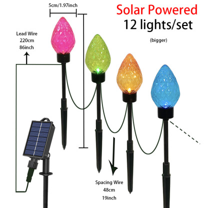 ✨Solar Garden LED Strawberry Field Light🍓