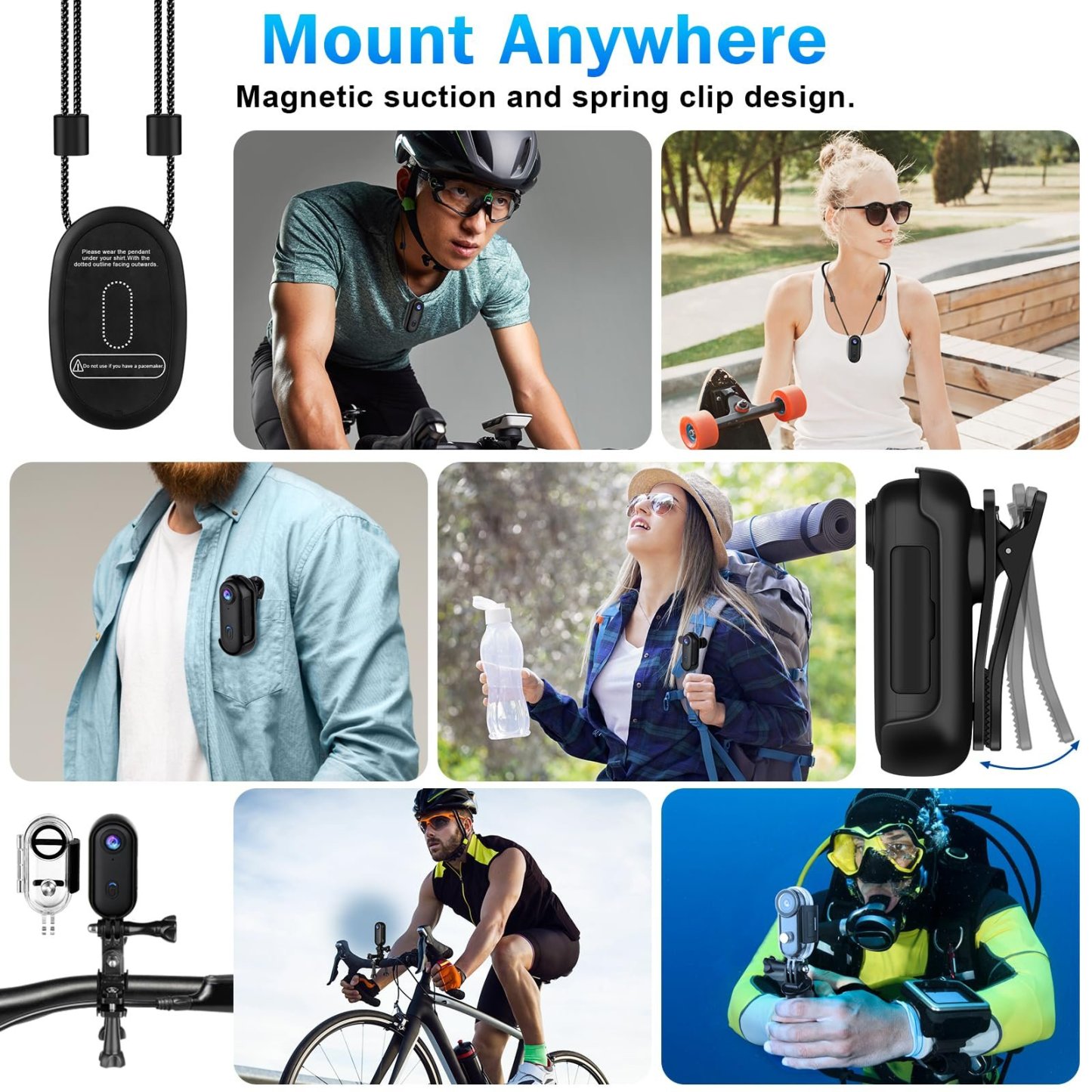 🔥Soon to Be Sold Out!!💝Buy 2 Get 2 Free💥i3 4K Thumb Action Camera