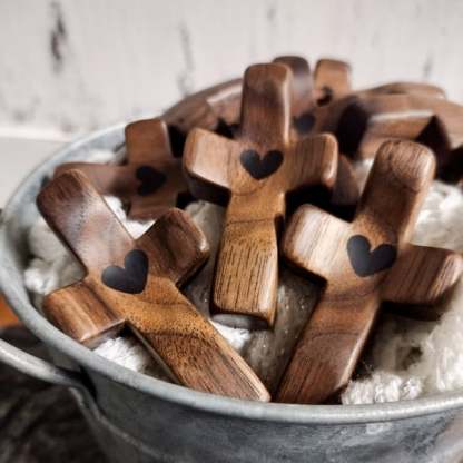 💗Handmade Cross My Heart - Encouragement Gift💝