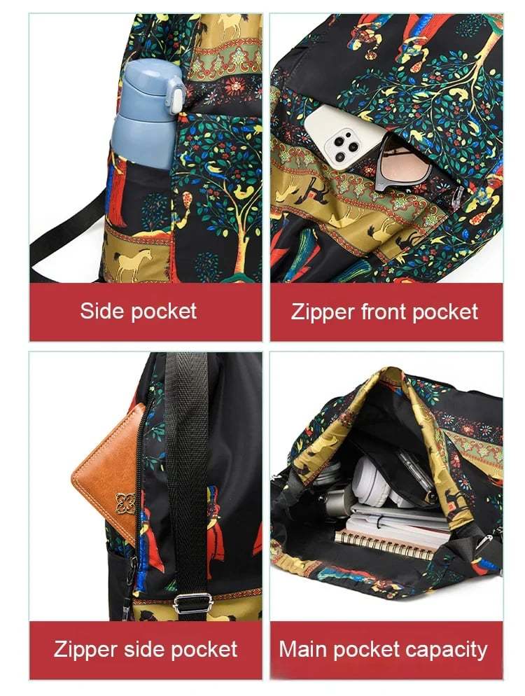 🔥Drawstring Foldable Large Capacity Travel Sports Backpack