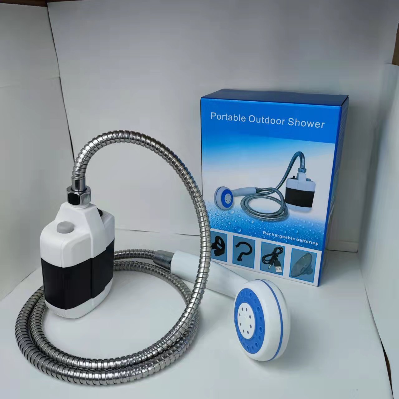 🔥HOT SALE NOW!!!💝Buy 2 Get 2 Free ✨Portable Camping Shower 