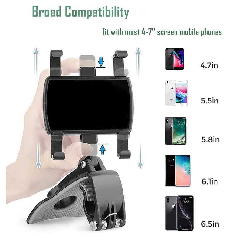 🔥2025 Real Upgrade👍360 Degree Rotation Dashboard Car Phone Holder