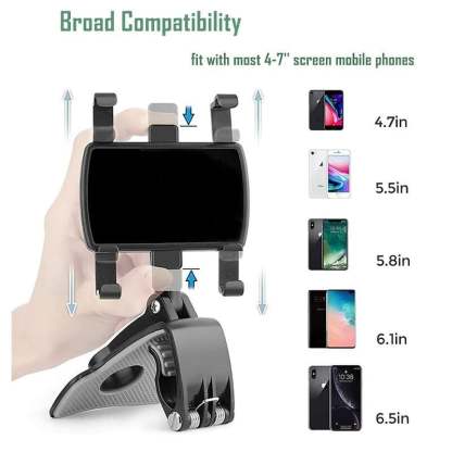 🔥2025 Real Upgrade👍360 Degree Rotation Dashboard Car Phone Holder