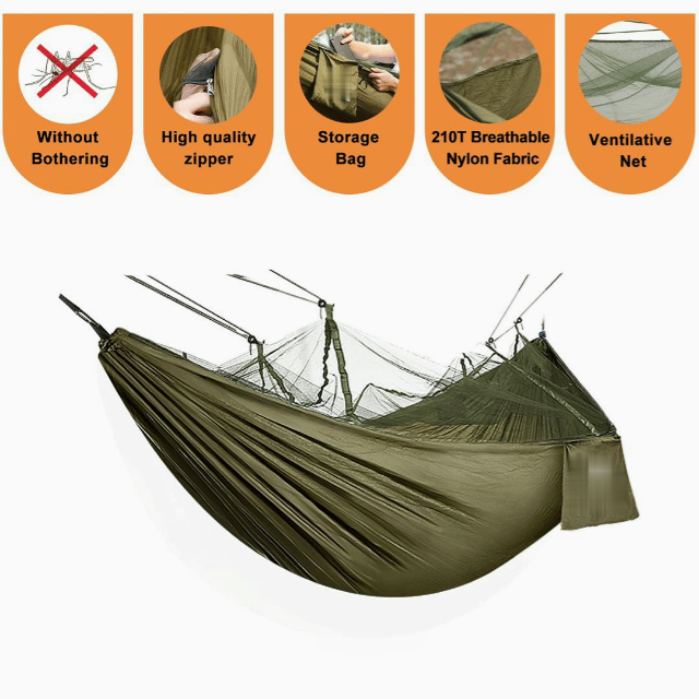 💝𝗧𝗼𝗱𝗮𝘆'𝘀 𝗦𝗽𝗲𝗰𝗶𝗮𝗹𝘀💝Buy 2 Get 2 Free💥Outdoor Mosquito Net Hammock