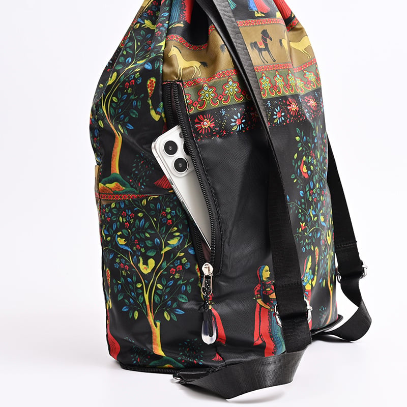 🔥Drawstring Foldable Large Capacity Travel Sports Backpack