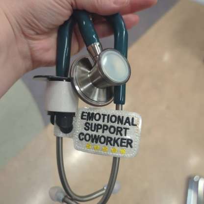💖Emotional Support Coworker Keychain