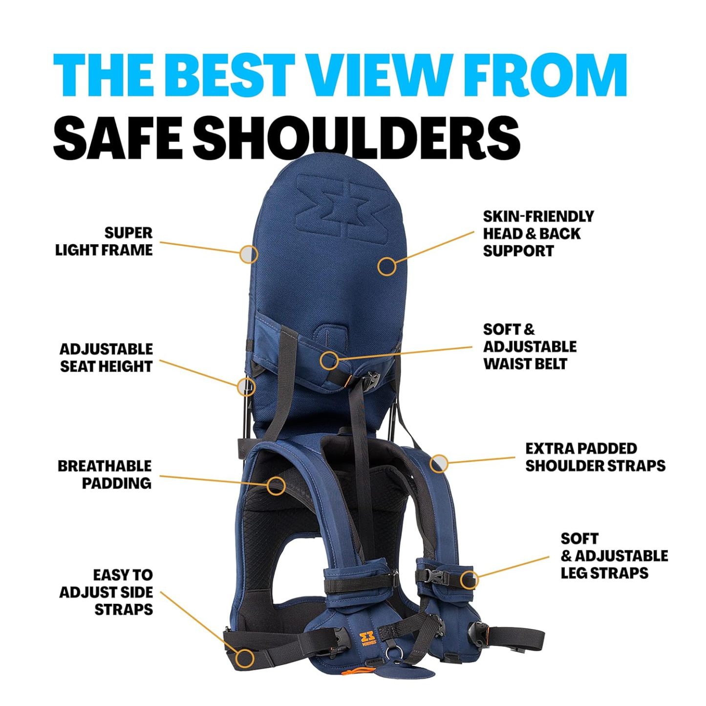💝𝗧𝗼𝗱𝗮𝘆'𝘀 𝗦𝗽𝗲𝗰𝗶𝗮𝗹𝘀💝Buy 2 Get 2 Free💥Lightweight Child Shoulder Carrier