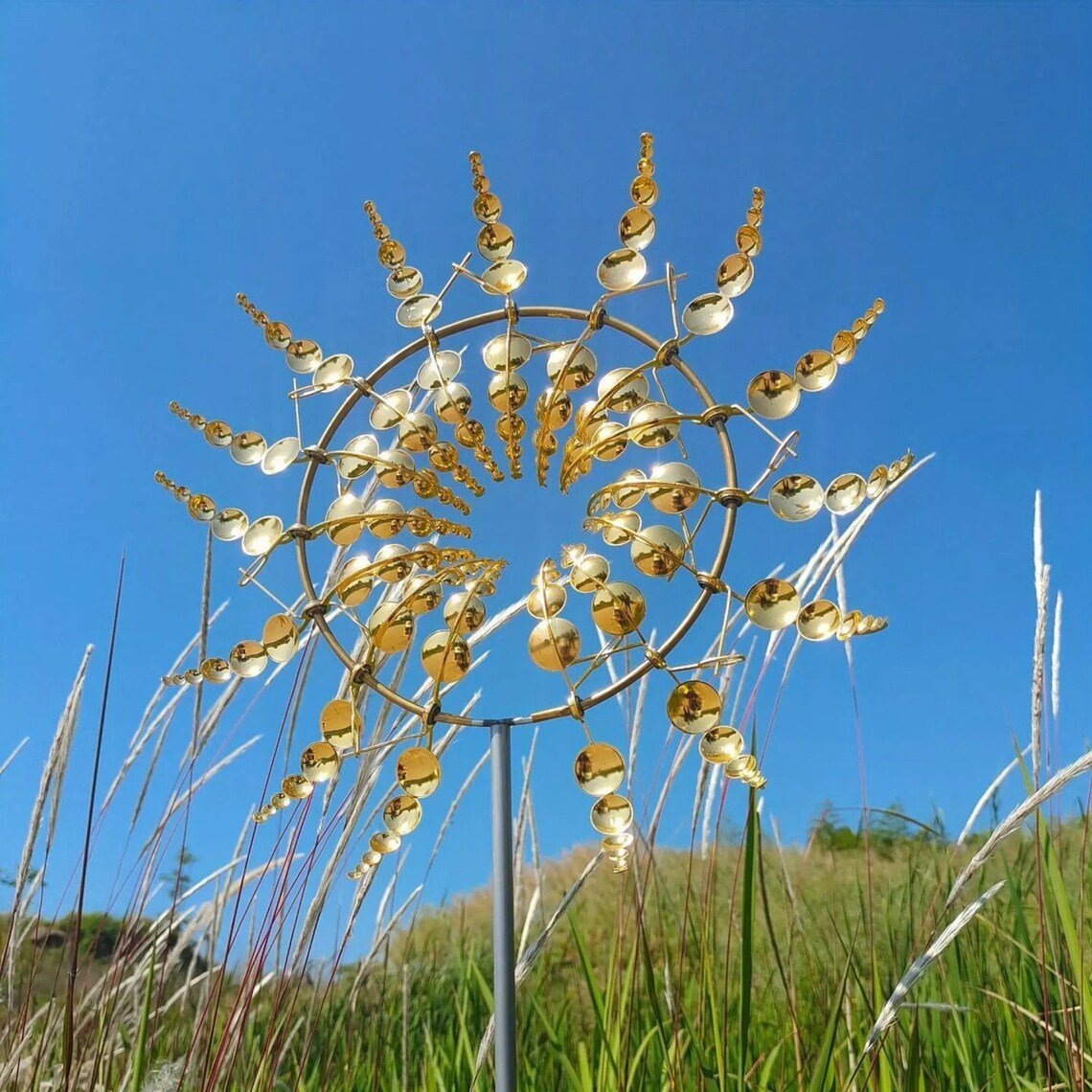 💝𝗧𝗼𝗱𝗮𝘆'𝘀 𝗦𝗽𝗲𝗰𝗶𝗮𝗹𝘀💝Buy 2 Get 2 Free🔥Magical Metal Windmill Wind Spinner (2 Pcs)