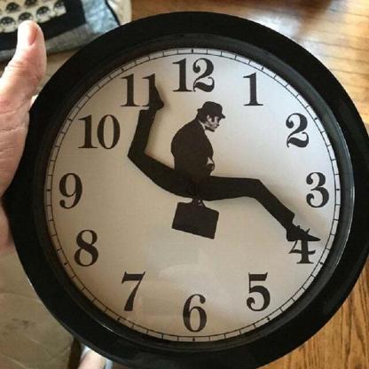 Hot Sale - Silly Walk Wall Clock