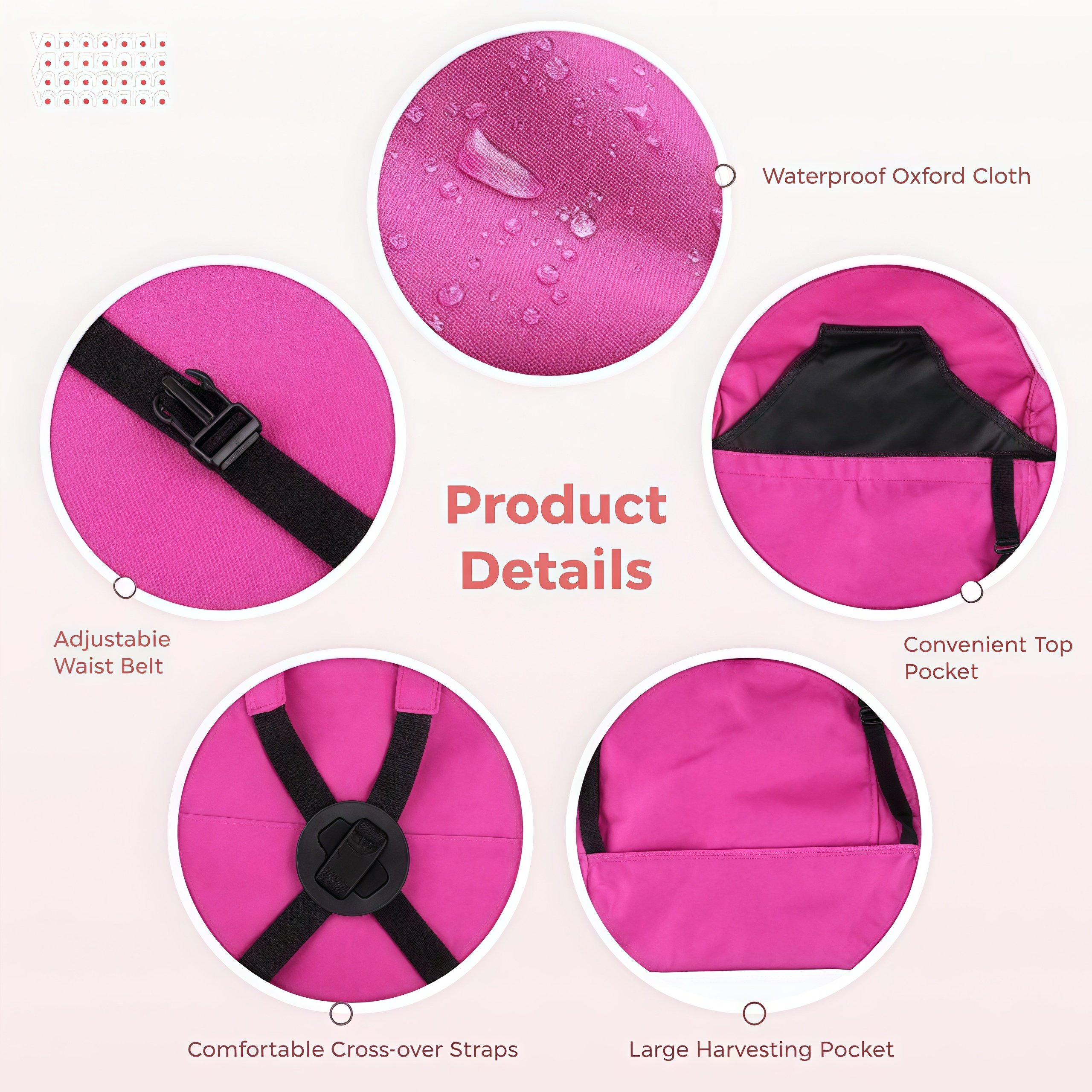 🔥HOT SALE NOW!!!💝Buy 2 Get 2 Free ✨Adjustable Garden Apron (2 Pcs)