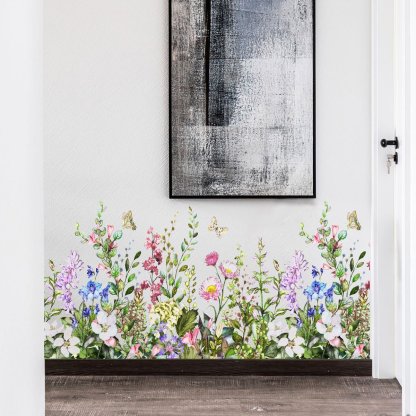 ✨LAST DAY 49% OFF - 💐Colorful Floral Bouquet Window Sticker🖼️(Cut to size freely)✨