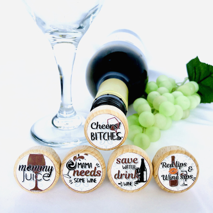 ✨Funny Saying Wine Stoppers