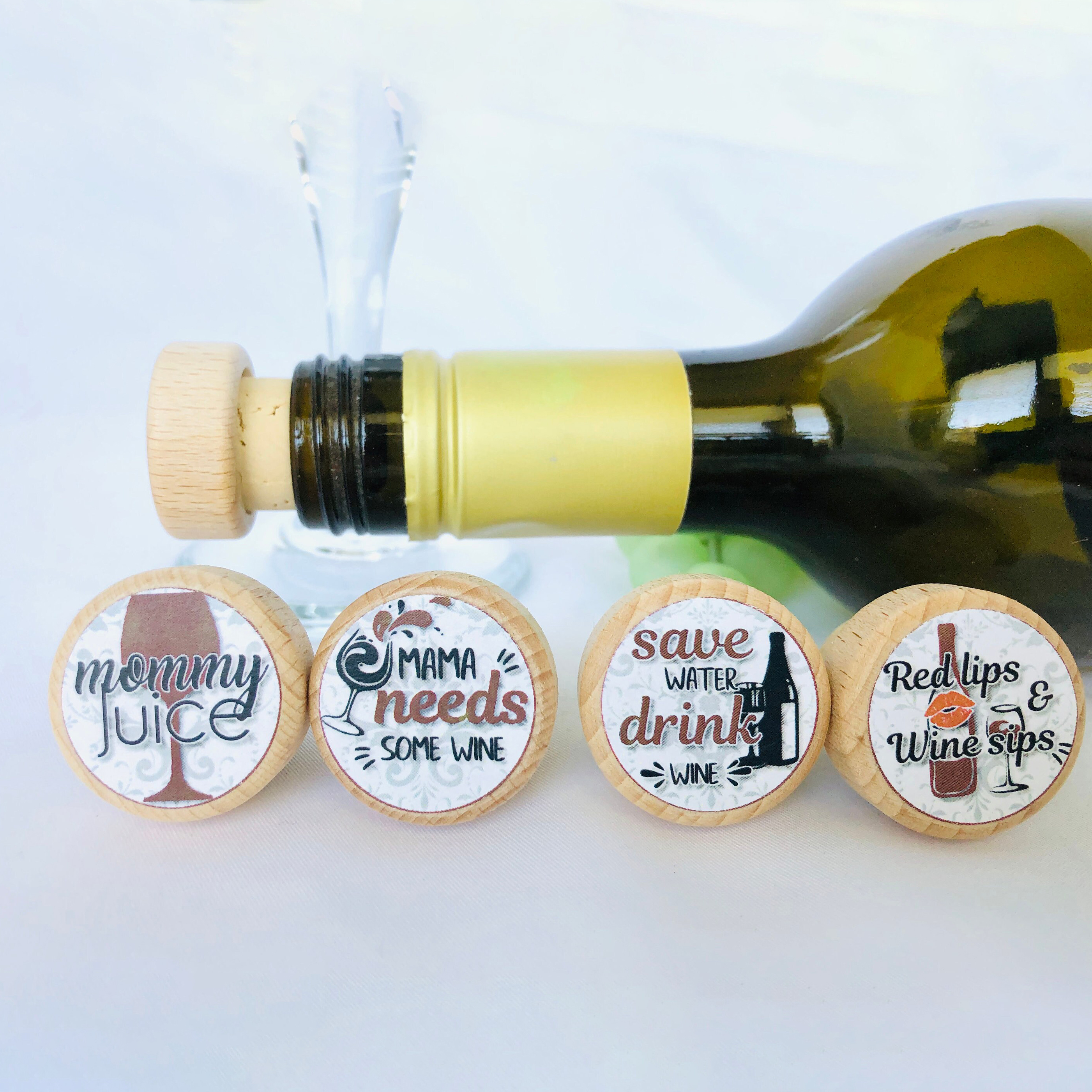 ✨Funny Saying Wine Stoppers