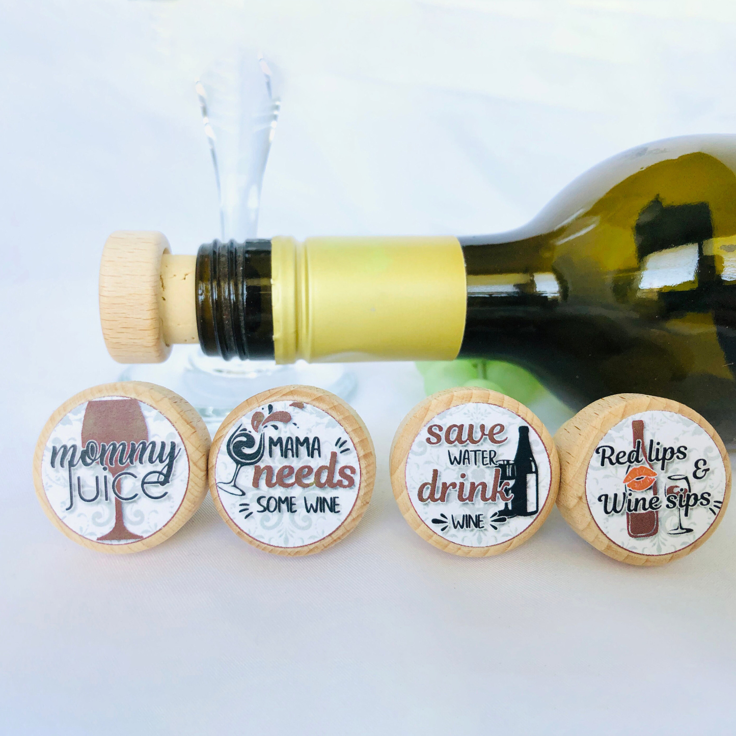 ✨Funny Saying Wine Stoppers