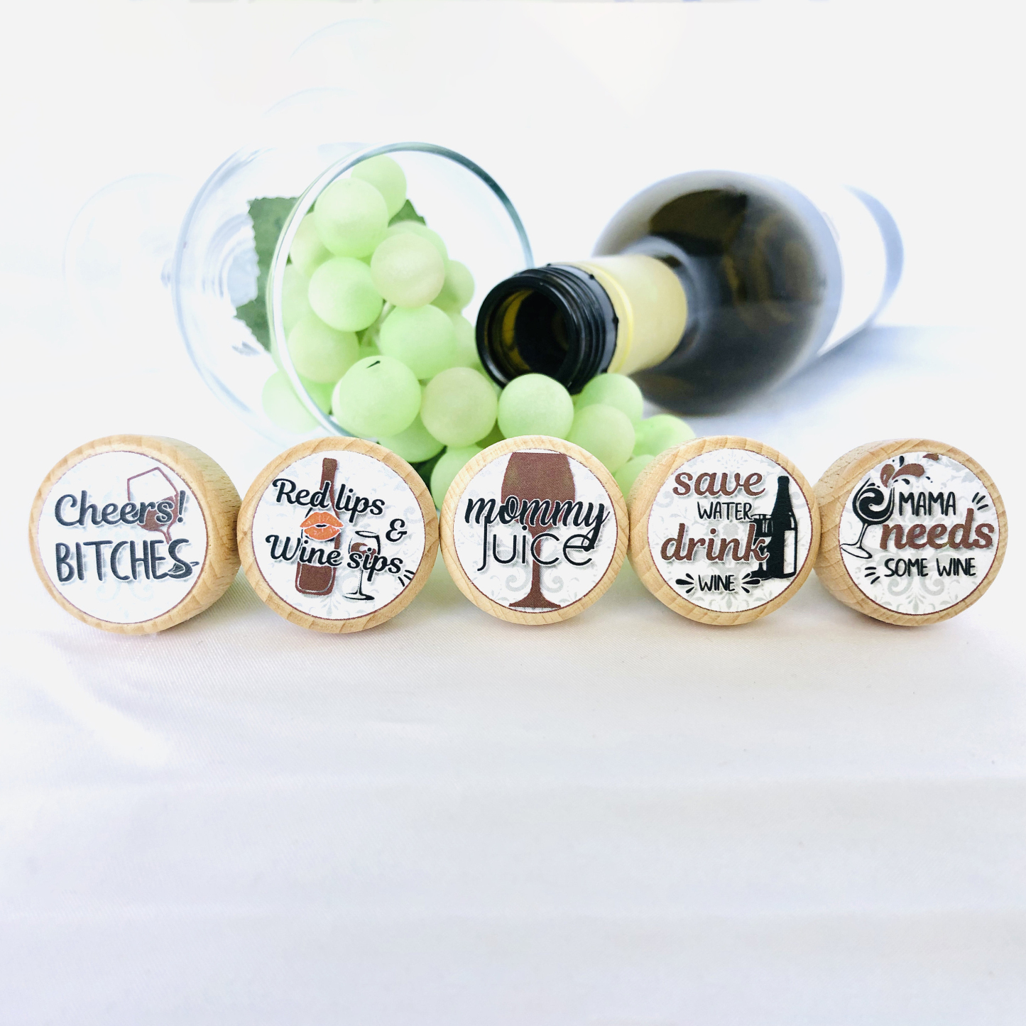 ✨Funny Saying Wine Stoppers