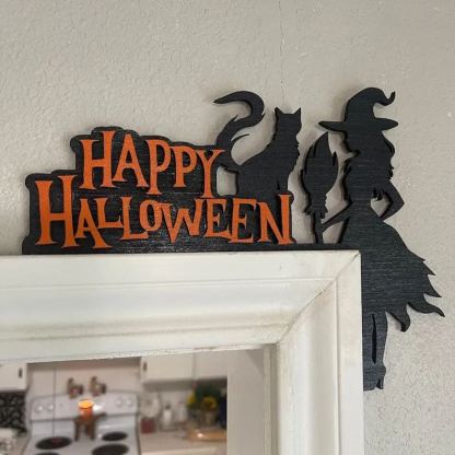 Halloween Door Corner Sign