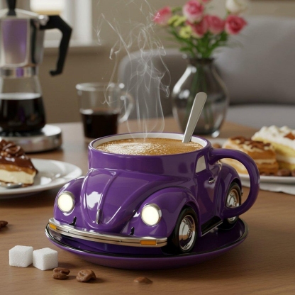 💝𝗧𝗼𝗱𝗮𝘆'𝘀 𝗦𝗽𝗲𝗰𝗶𝗮𝗹𝘀💝Buy 2 Get 2 Free✨VW Beetle Shaped Coffee Mug: A Must-Have for Volkswagen Lovers