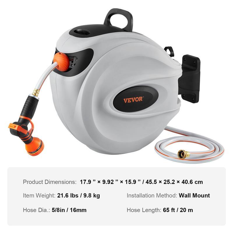 💝𝗧𝗼𝗱𝗮𝘆'𝘀 𝗦𝗽𝗲𝗰𝗶𝗮𝗹𝘀💝Buy 2 Get 2 Free💥VEVOR Retractable Hose Reel