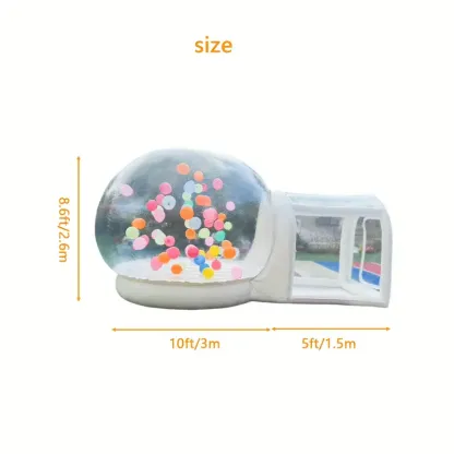 💝𝗧𝗼𝗱𝗮𝘆'𝘀 𝗦𝗽𝗲𝗰𝗶𝗮𝗹𝘀🎈Upgraded 10ft Inflatable Bubble House