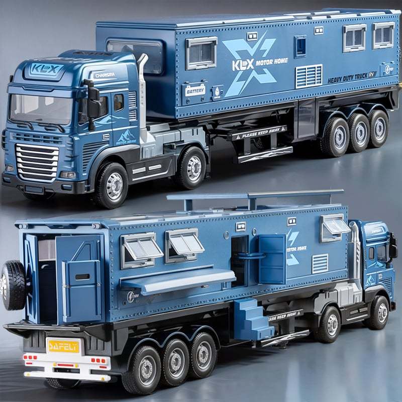 💝𝗧𝗼𝗱𝗮𝘆'𝘀 𝗦𝗽𝗲𝗰𝗶𝗮𝗹𝘀💝Buy 2 Get 2 Free🛻Extended alloy simulation camping vehicle truck